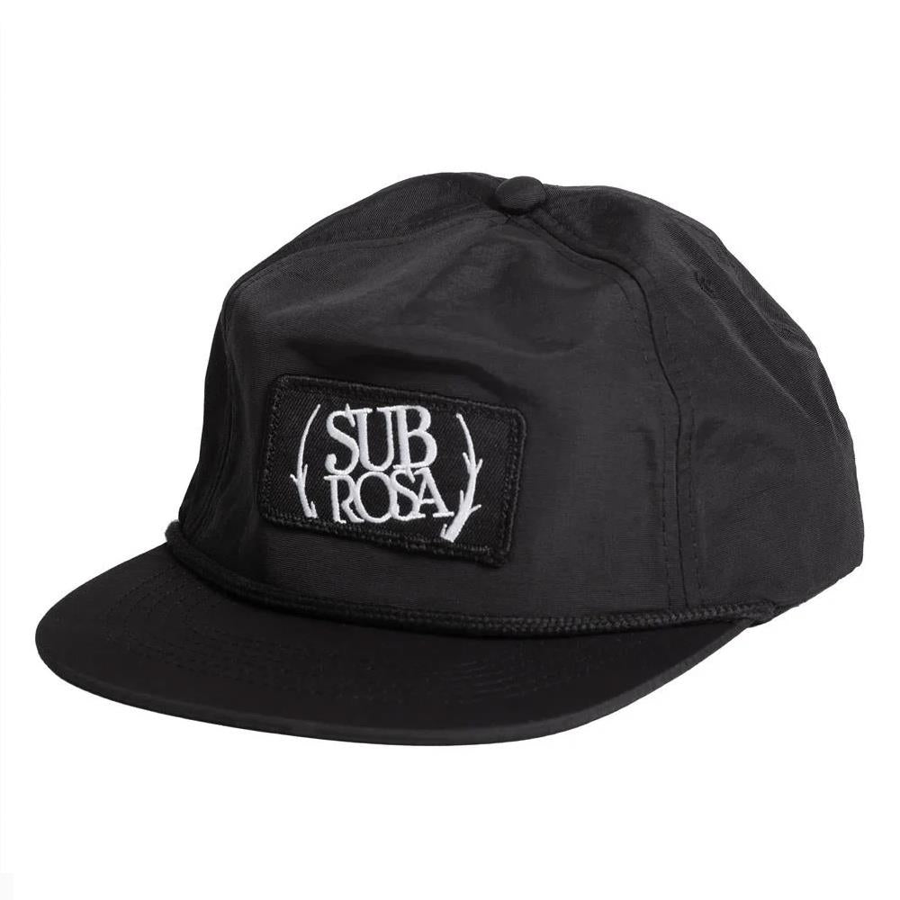 Subrosa Cropped Crest Hat - Black