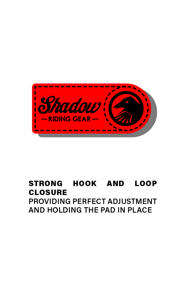 Shadow Super Slim Ankle Guards Black