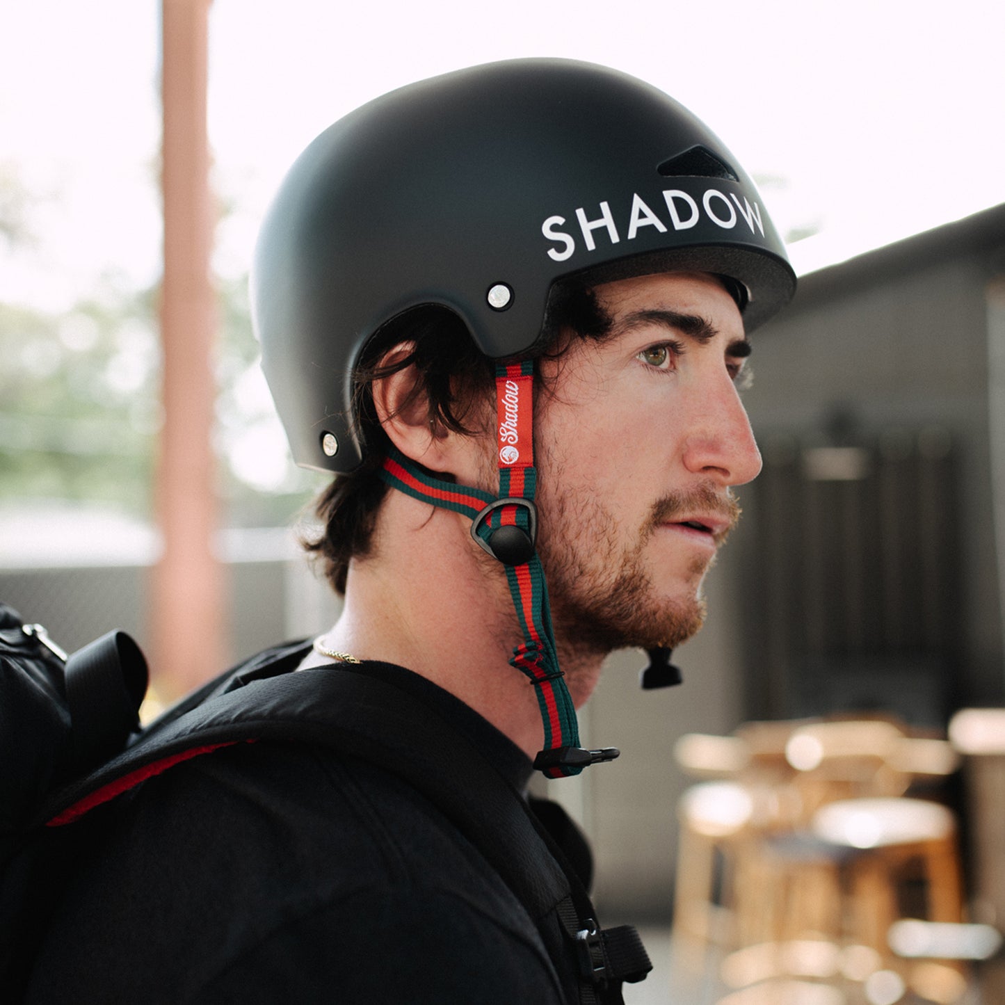 Shadow FeatherWeight In-Mold Matt Ray Helmet - Matte Black